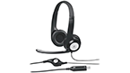 LOGITECH Corded USB Headset H390 - EMEA - BLACK 981-000406